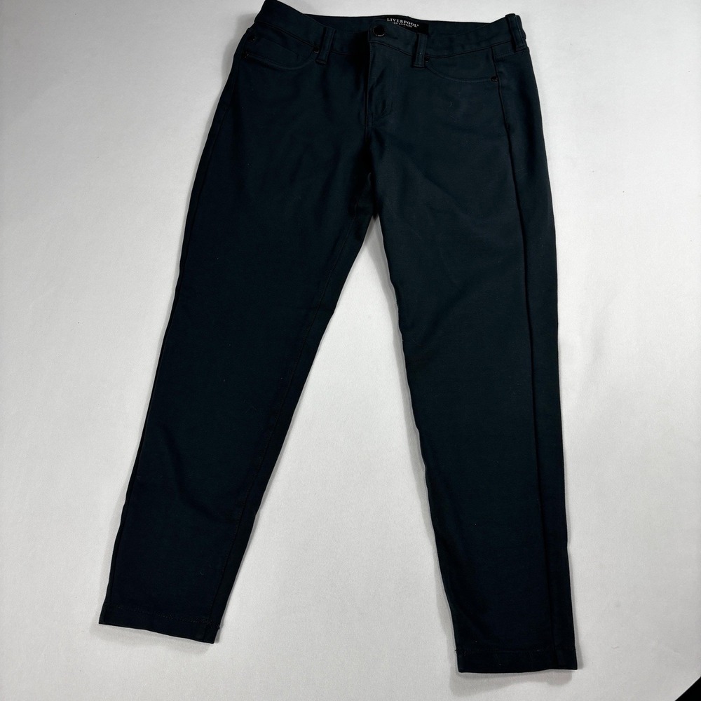 Liverpool Los Angeles Women's Black Skinny Pants Size 8/29 Stretchy Pre-Owned